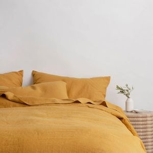 Cultiver King Size Duvet Cover in Mustard